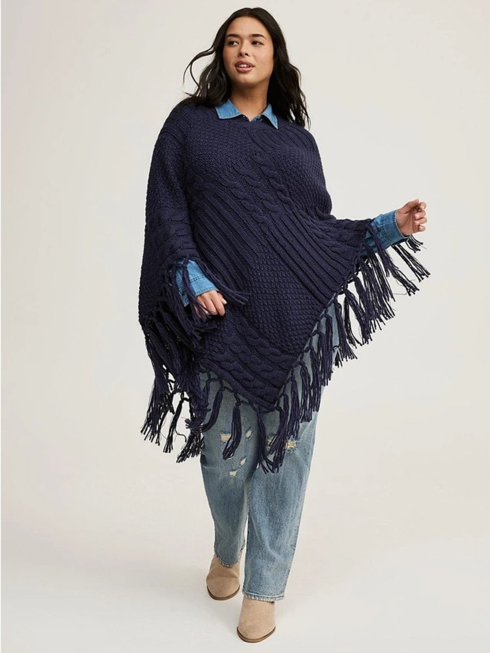 Torrid Knit Sweater Poncho